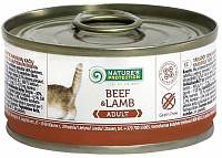 Консервы для кошек Nature’s Protection Adult Beef & Lamb с говядиной и ягненком
