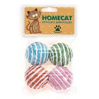 Игрушка для кошек Homecat Мячи веревочные гремящие